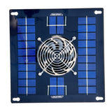 Solar Powered Attic Fan System Roof Vent Fan for Attic or Greenhouse 400cfm Exhaust Fan Blue
