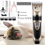 Pet Hair Trimmer USB Rechargeable Hair Clipper For Dogs Professional Grooming Tools LCD Display Trimming Tools Home Use Device