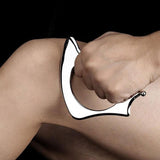 Tissue Relieving Gua Sha Tool Muscles Massager Body Scraping Stainless Physical Therapy Tool Tissue Relaxation Steel Soft S1U3