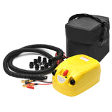 DC12V Air Pump with Nozzles Storage Bag Electric inflator Portable DC Air Pump Inflation and Deflation