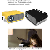 Yg280 Mini Projector High Definition 1080p Portable Home Theater Film Live Games Led Micro Projector