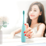 Sonic Electric Toothbrush, Rechargeable Waterproof Silicone Toothbrush, High Frequency Vibration