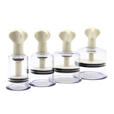 Chinese Vacuum Massage Cupping Cans Set Twist Handle Body Massager Anti Cellulite Cup Suction Enlarger For Muscle Pain Relief