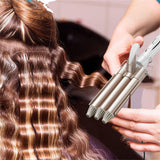 3 Barrel Hair Care Styling Tools Ceramic Professional Hair Styler Hair Curlers Electric Curling Hair Waver Curling Irons US Plug