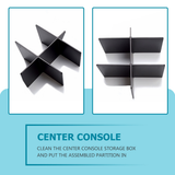 Auto Center Console Divider Organizer Plate Compatible for Sienna 2021