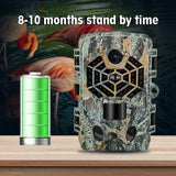 1Set Outdoor Sports Monitoring Camera Tracking Induction Sports Camera Monitoring Camera 32Mp HD Night Vision