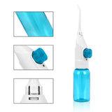 Simple Oral Irrigator Rinse Dental Irrigator 2 Tips Water Dental Flosser Portable Nasal Irrigators Water 2 Jet Teeth Cleaner