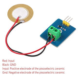 DIY KIT 3.3V/5V Ceramic Piezo Vibration Sensor Module Analog Controller Electronic Components Supplies Sensor for Arduino UNO R3