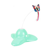 Cat Toys Funny Exercise Electric Flutter Rotating Kitten Toys Cat Chasing Teaser Interactive Flutter Bug Cat Butterfly Toy