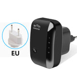 Wireless WiFi Repeater Extender 300Mbps Wifi Signal Booster Power Amplifier Smart Network For Smart Home Network Enhancement