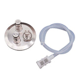 3"Tri Clamp(91mm OD) Ball Lock Convert Lid with Gas Post Beer Post PRV 60cm Silicone Hose Homebrew Kegging  Equipment