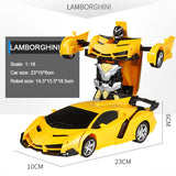 RC Car Transformation Robots Sports Vehicle Model  Robots Toys Cool Deformation Car Kids Toys  Gifts For Boys  rc drift car