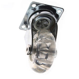 Transparent PU Caster Mute Universal Heavy Duty Furniture Wheel For Children's Car Office Chair Swivel Casters