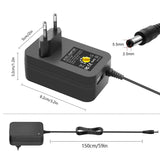 30W Universal Power Supply 3-12V, AC/DC Adapter Switching Power Supply With 8 Pieces Adapter Tips And USB Plug, EU Plug