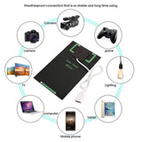 New 5W 5V Solar Panel Battery Charger DIY Solar Module with USB Port Portable Outdoor Solar Charging Board for Mobile Phones