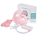 Skin Care Photon Therapy Facial Soft Gel LED Mask with Controller Acupoint Vibration Massage Reduce Wrinkle Beauty Instrument