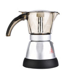 3 to 6 Cup Electric Moka Coffee Pot Percolators Tool Filter Cartridge Aluminium Alloy Electrical Espresso Maker EU Plug