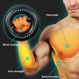 Hand Strengthener Exercise Machine Sports Equipment Electronic Wrist Force Gyroscope  Powerball Fitness Ring Centrifugal Ball