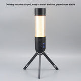 LED Camping Light USB Rechargeable Campsite Lantern Tent Lamp Flashlight Support Multiple Light Modes with Magnetic Base Tripod