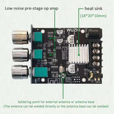 ZK-502MT 2.0-Channel BT AUX Digit Audio Power Amplifier Module High Power Sound Amp Support Treble Bass and Volumes Adjustment