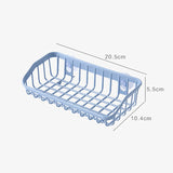 Bathroom Shelf 26*10*6cm Adhesive Storage Rack Hooks Kitchen Home Decoration Corner Shower Shelf Rack Storage Rack Accessories