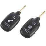 10X UHF Guitar Wireless System Transmitter Receiver Built-in Rechargeable