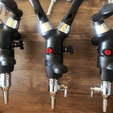 Bottle Filler Adapter,Bottle Filling Tap,Beer Valve Faucet Stainless Steel Tap Brewing Black Beer Adjustable Tap