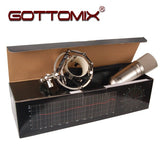 Gottomix BC400 PC large diaphragm condenser recording vocal microphone For recording studio,radio station,family Karaoke