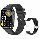 Smart Watch 1.7inch Blood Glucose Laser Treatment Body Temperature Accurate SPO2 BP 24H Heart Rate Health Monitoring Smartwatch