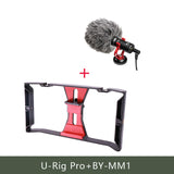 Ulanzi U-Rig Pro Smartphone Video Rig w 3 Shoe Mounts Filmmaking Case Handheld Phone Video Stabilizer Grip Tripod Mount Stand