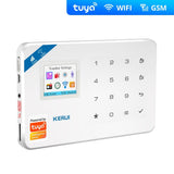 Wifi Burglar Home Alarm GSM IOS Android APP Control Auto Dial LCD GSM SMS Burglar Alarm System For Home Security