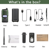 BaoFeng UV-13 PRO Powerful 999 Channel Walkie Talkie CB Radio Long Range Upgrade of UV-5R Portable Radio Hunt City USB Charger