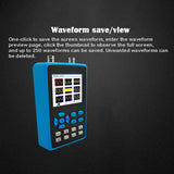 DSO2512G 120M Bandwidth Dual Channel Oscilloscope 2.8 Inch Display 10mV Minimum Vertical Sensitivity FFT Spectrum Analysis