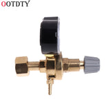 OOTDTY 1pc Argon CO2 Gauges Pressure Reducer Mig Flow Meter Control Valve Dual Gauge Welding Regulator 108x120x125mm