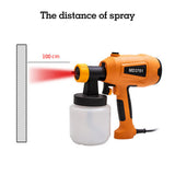 Electric Paint Sprayer 550W 800ml Container for Home Interior Exterior Wall Cars Fences Furniture and Outdoors Painting Projects
