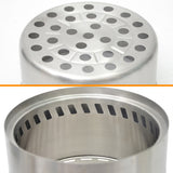 Large Size Camping Wood Stove Stainless Steel Removable Portable Gas Wood Stove Outdoor Folding Wood Stove Essential Goods
