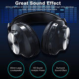 S4000 Foldable Over Ear Music Headset Wireless Bluetooth Headphones Stereo Earphone 3.5mm AUX IN TF Card MP3 Player FM Radio