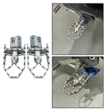 Dirt Bike Rotating Foot Pegs Pedal Footpegs Footrest Fit for SUZUKI DL250/V-STROM 250 17-21 Motorbike Replace Parts Acc