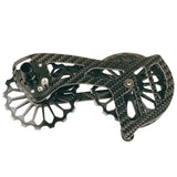 Dropship-Road Bike Rear Derailleur for Shimano 6700 6770 6800 6870 9000 9070 Carbon Fiber 17T Pulley Bicycle Derailleur