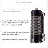 PAC-12 Short Wave Antenna Lite Edition Pac-12 JPC-12 Gp Short Wave Portable SW Antenna with Slider Regulator