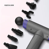 LCD touch screen massage gun muscle relaxation whole body relaxation fitness electric vibrator 6 massage head pain release