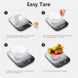 Sinocare 5kg Household Weights Scale LED Electronic Kitchen Scale Food Scale Baking Measurement Accurate Support IOS Android