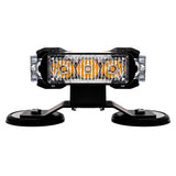 54 LED 12V Amber Vehicle Roof Top Emergency Hazard Warning Strobe Light Bar, High Power