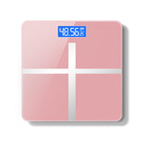 New small household weighing scale tempered glass electronic scale body scale USB charging weight scale