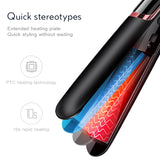 2 In 1 Curling Hair Iron Straightening Rotating Ceramic Electric Waver Silky Salon Smooth Professional Straightener Women Culer
