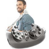 3D Kneading Shawl Shiatsu Neck Massager Cervical Vertebra Physiotherapy Heating Acupressure Pain Relief Cervical Massage Pillow