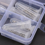 Dropship-4X Optical Glasses Repair Kit Eyeglass Repair Screws Tool Box Eyeglass Sunglasses Screw Nut Nose Pad Assortment Set
