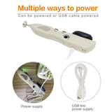 Electronic Massage Pen Laser Meridian Pen Acupuncture Point Massager for Body Automatic Find Acupressure Pain Therapy Machine