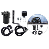 Oil Catch Can Kit 500ml Aluminum Fits for F 150 5.0L 2011-2019 Moulding