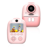 Kids Thermal Instant Print Camera Digital Video Camera 2 Inch High-Definition Large Display Screen 26 MP 32GB TF Card Storage